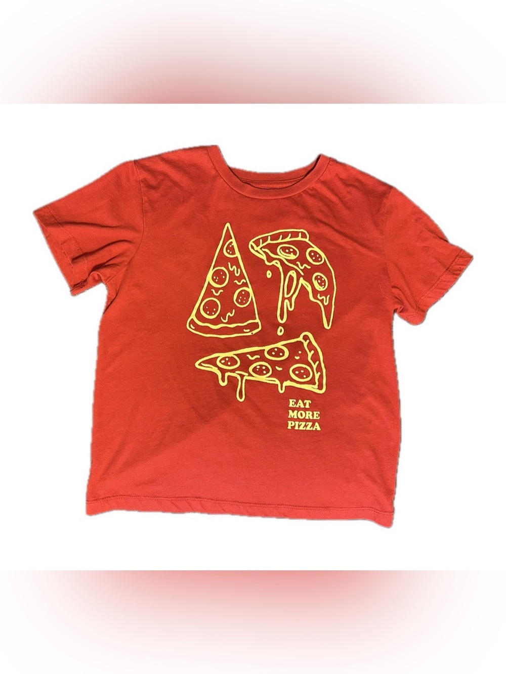 Art Class Pizza T-Shirt. Boys M 8.